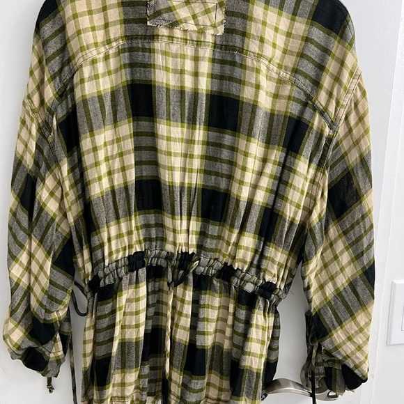 Free People Pacific Dawn Drawstring
Plaid Shirt - Picture 9 of 12